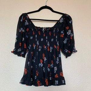 Freepeople floral blouse